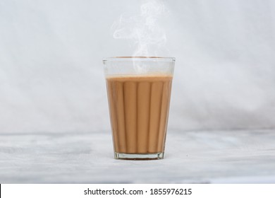 Fresh Milk Tea Or Indian Kadak Chai.