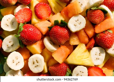 Fresh mixed fruit salad . Wholesome food. - Powered by Shutterstock