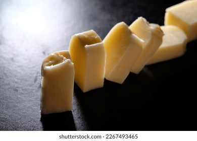 Fresh mozzarella is a sliceable curd cheese that originated in Italy