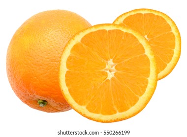 Fresh Naval Orange Isolated