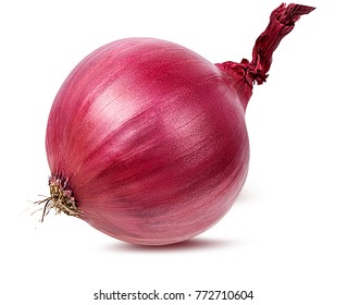 Fresh onion isolated on white background  with clipping path - Shutterstock ID 772710604