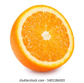 fresh orange isolated on white background - Shutterstock ID 1401186503