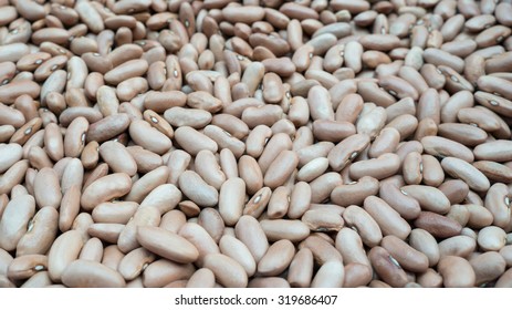Fresh Organic Brown Beans on the Marketplace