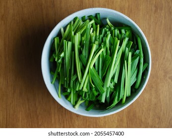 Fresh Organic Leafy Vegetables Chives