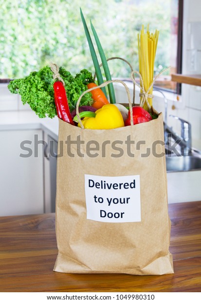 Fresh Organic Raw Vegetables Food Delivery Stock Photo Edit Now