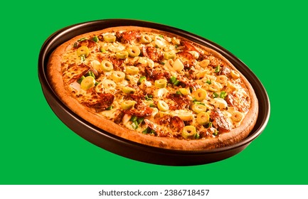 Pizza pan fresco en