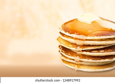 Fresh Pancakes with oil
