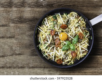 Fresh pasta dish - Shutterstock ID 597923528