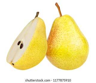 Fresh pear isolated on white background - Shutterstock ID 1177875910