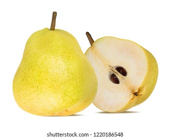 Fresh pear isolated on white background - Shutterstock ID 1220186548