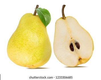 Fresh pear isolated on white background - Shutterstock ID 1233306685