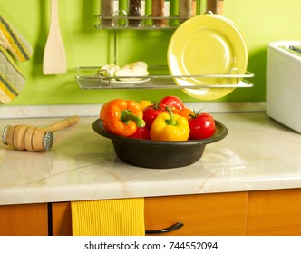 Fresh peppers - Shutterstock ID 744552094