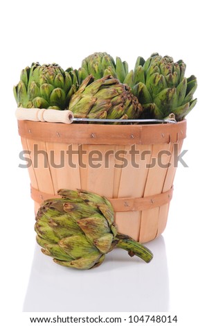 Similar – Image, Stock Photo Artichokes in a market