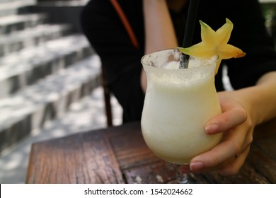 A Fresh Pinapple Flavoured Tropical Cocktail Ready To Drink