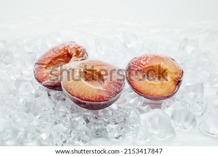 Similar – Image, Stock Photo quick-frozen blackberries