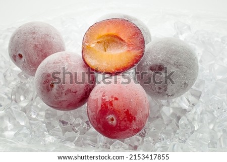 Similar – Image, Stock Photo quick-frozen blackberries