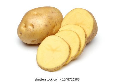 Young Slice Potato Isolated On White Stock Photo 1390437938 | Shutterstock