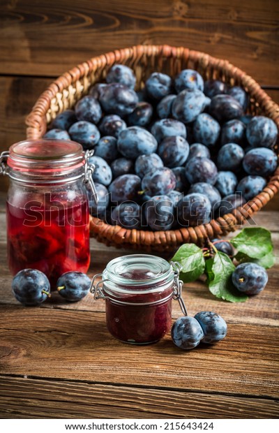 Fresh Preserves Plum Pantry Stock Image Download Now