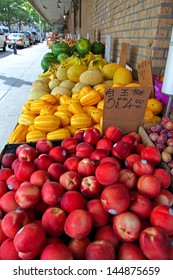 Fresh Produce On Display In Sunset Park, Brooklyn