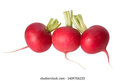 Fresh Radish Isolated On White