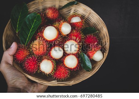 Fresh Rambutan Fruits