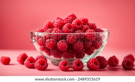 Similar – Frische Himbeeren in einem kleinen Metalleimer