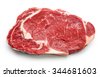 meat on white background