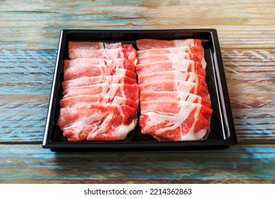 Fresh Raw Pork Sirloin Sliced