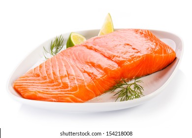 Fresh Raw Salmon Fillet 