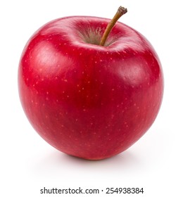 Fresh red apple isolated on white. With clipping path - Shutterstock ID 254938384