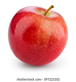 Fresh red apple isolated on white. With clipping path - Shutterstock ID 397222102