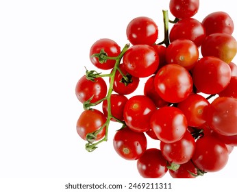 Tomates cereza rojo fresco