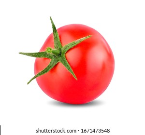 Fresh red tomato isolated on white background - Powered by Shutterstock