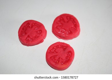 Fresh And Red Tomato With Play Doh