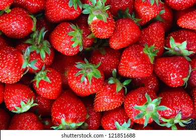 Fresh ripe perfect strawberry - Food Frame Background - Powered by Shutterstock