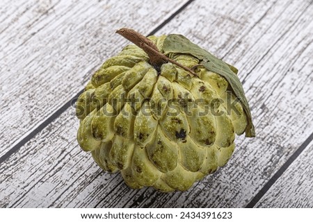 Fresh ripe sweet and juicy Custard Apple tropical fruit