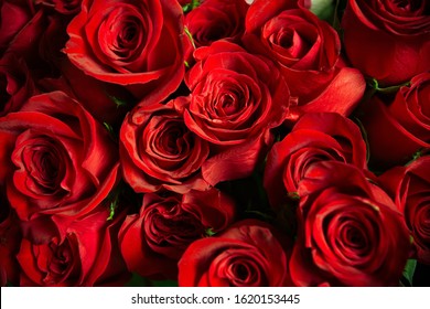 Fresh Roses From The San Pedro Market, In Cusco, Peru