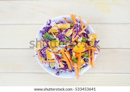 Similar – Coleslaw Vegetable Lettuce