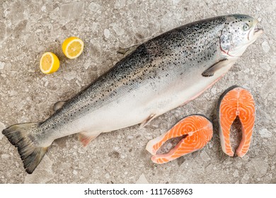 Fresh Salmon Sockeye With Lemon