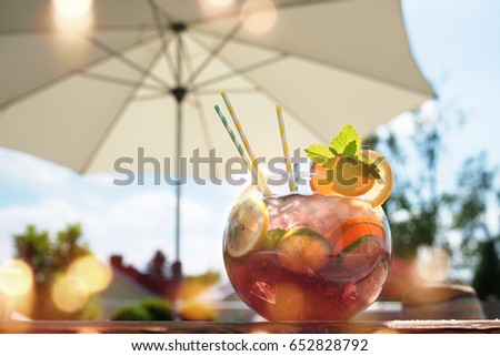 Similar – Infused fruit water cocktails and green vegetable smoothies