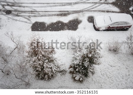 Image, Stock Photo tropic Snow Snow layer