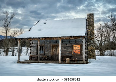 Log Cabin Snow Images Stock Photos Vectors Shutterstock