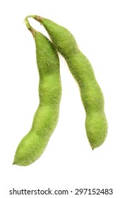 Fresh Soybean With Pod And Leaf