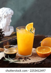 Fresh squeezed orange juice, sweet, delicious, mellow - Shutterstock ID 2253412497