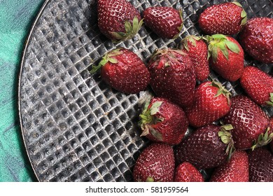 Fresh strawberries, closeup