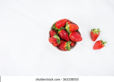 fresh Strawberry in a bowl - Powered by Shutterstock