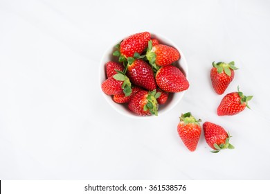 fresh Strawberry in a bowl - Powered by Shutterstock