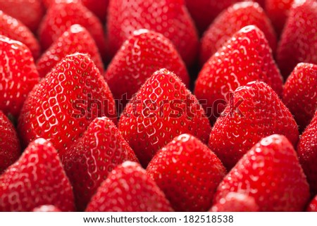 fresh strawberry close up.