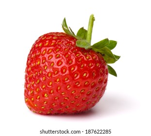 fresh strawberry on the clean isolated background - Shutterstock ID 187622285