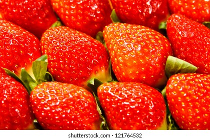 fresh strawberry  are taste and good for health. in Korea farm.